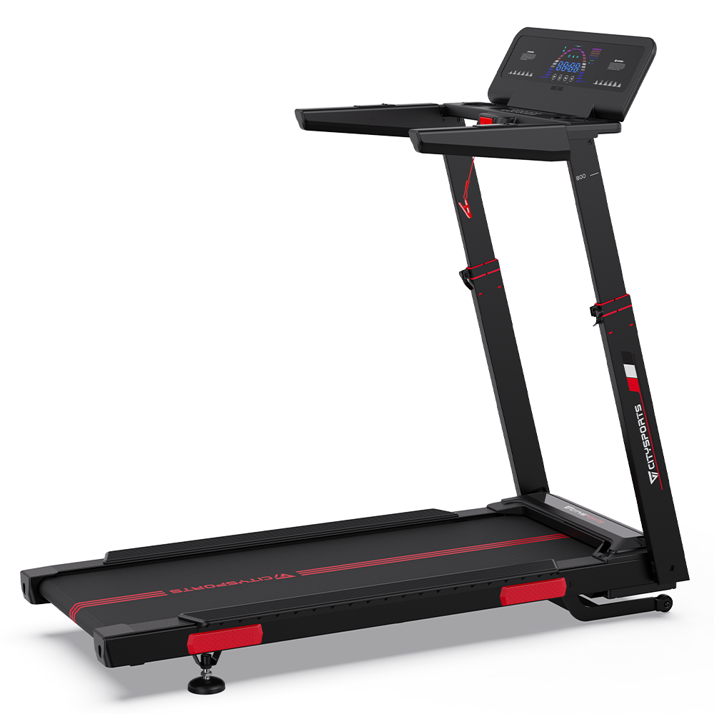 CITYSPORTS NB2-AI with Bosch Motor — Treadmill 3700W, 1–16,5 km/h, 15 levels elec | Foldable, Black