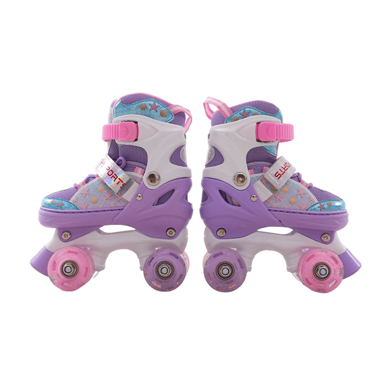 CITYSPORTS LB5 Kids Adjustable Inline Skates – Light-Up Wheels, Size S/M (EU 31–39)