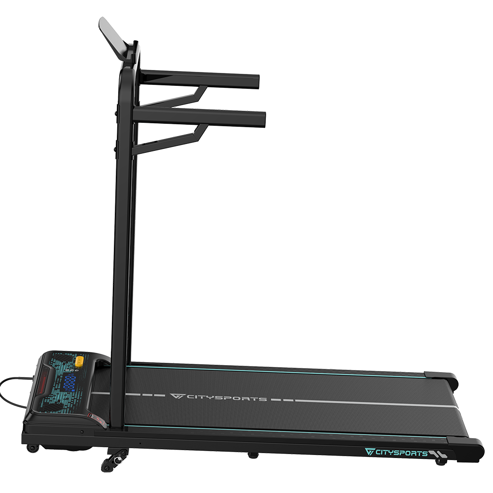 CITYSPORTS WP6FK — Walking Pad 440W, 1–6 km/h, incline 4 levels (up to 13.41%) | Foldable, Black